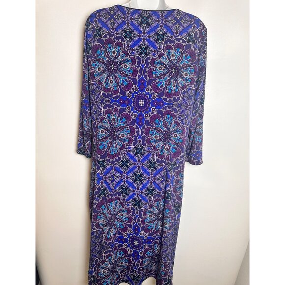 Monroe & Main Reversible Jersey Knit Knee Length Career Office Night Out, M - Picture 5 of 6